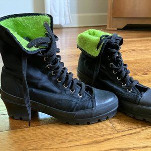 Nylon Boots with Rubber Lug Soles